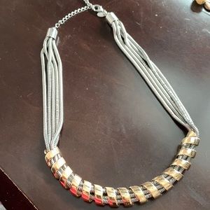 Silver chunky Marks&Spencer necklace